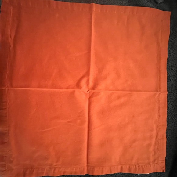 Crate and Barrel Fall coloured place mat with Napkins - Picture 3 of 4